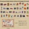 200 Pieces Vintage Ephemera Planner Sticker (World Memory) 4 x 6 inches